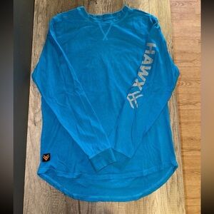 Hawk Blue Long Sleeve Men's Tee